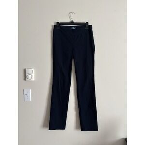 J McLaughlin Stretch Ankle Pants Womens 6 Small‎ Navy Blue Preppy Office